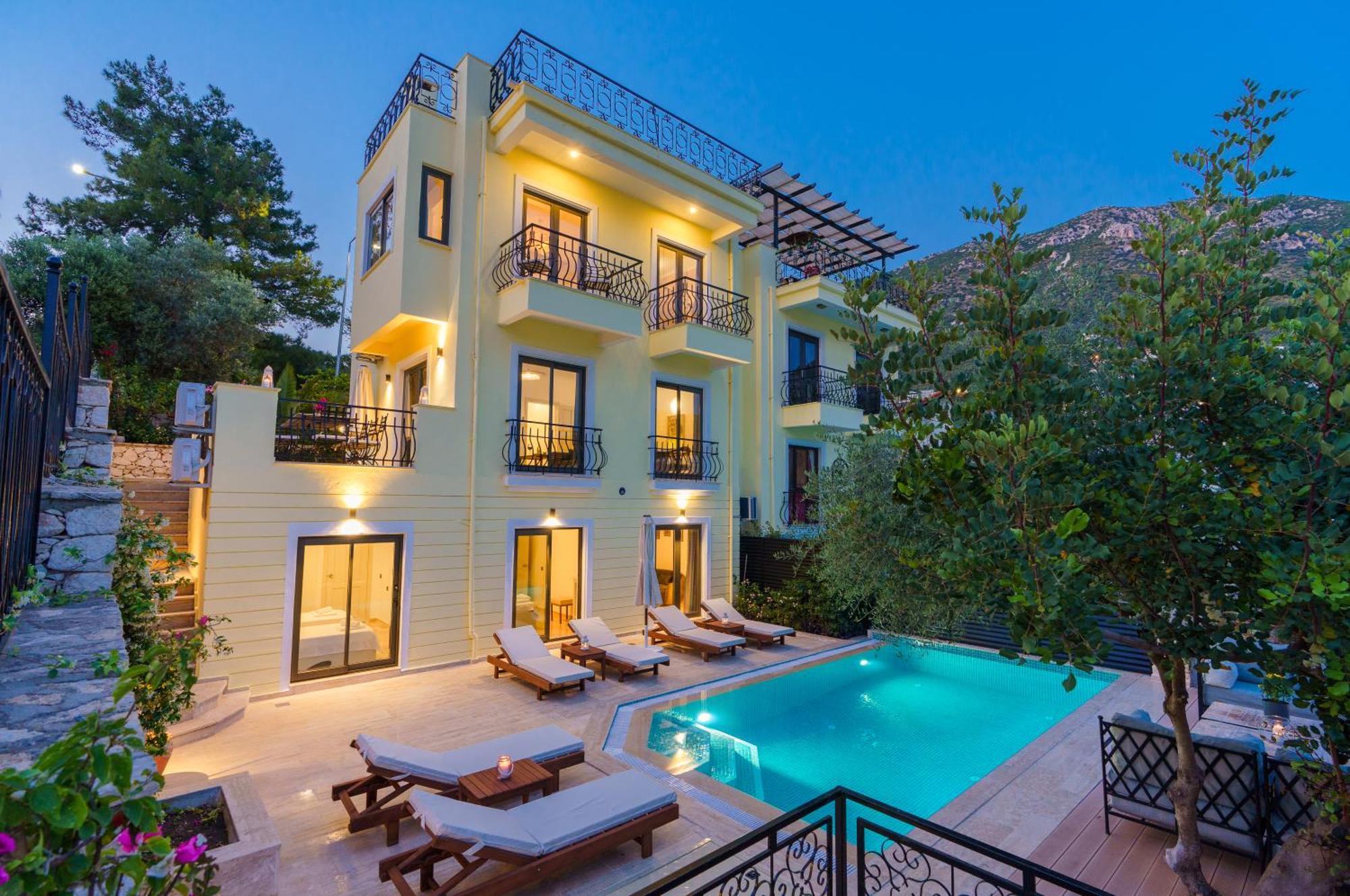 Villa Vista Mare Калкан Экстерьер фото