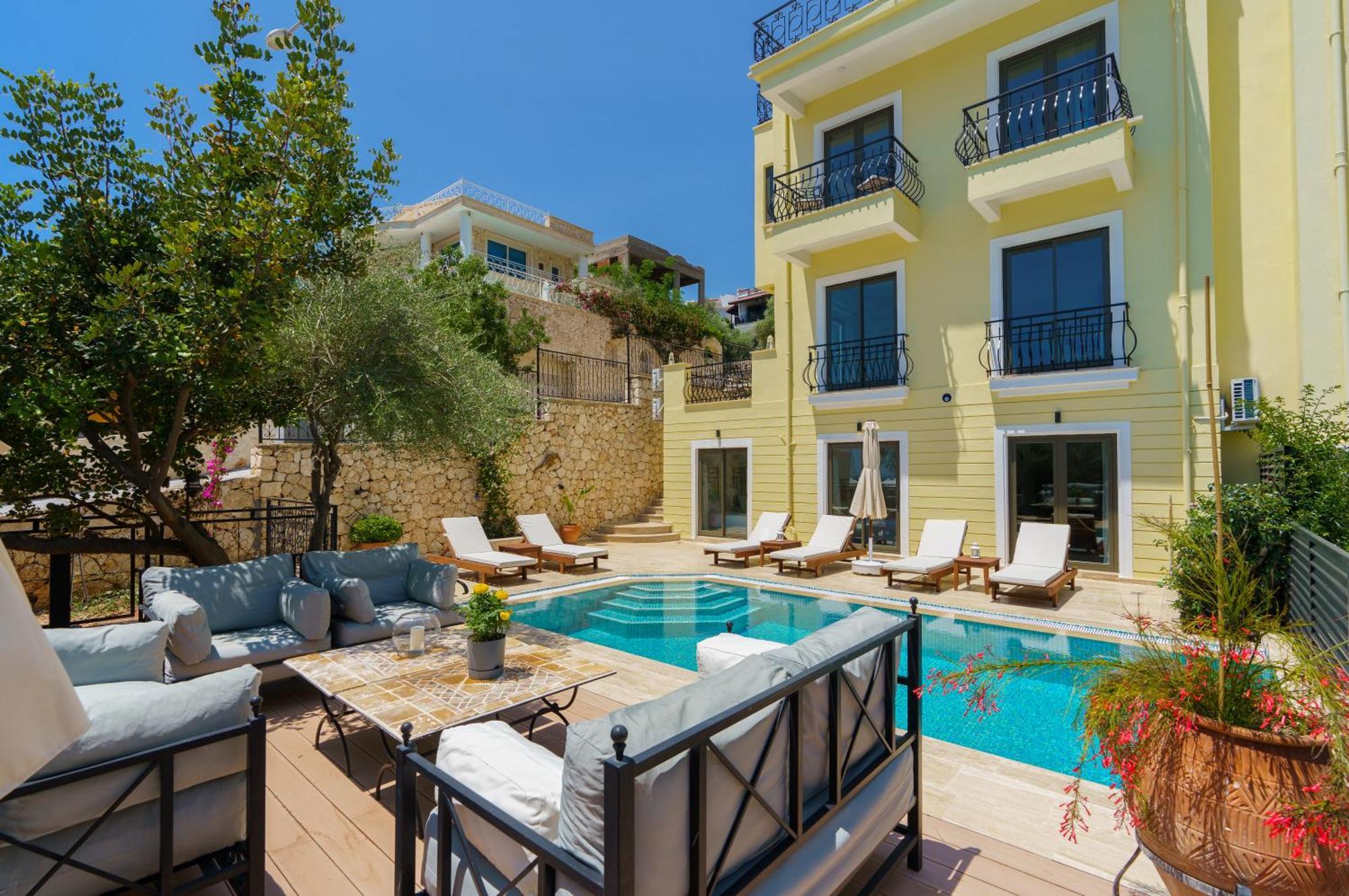 Villa Vista Mare Калкан Экстерьер фото