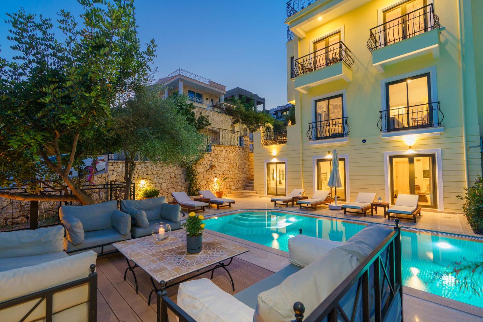 Villa Vista Mare Калкан Экстерьер фото