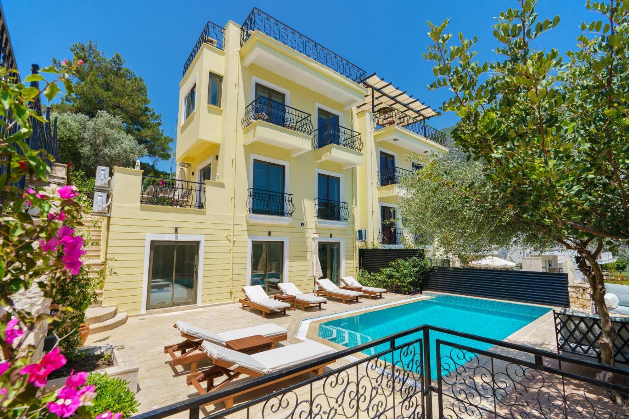 Villa Vista Mare Калкан Экстерьер фото